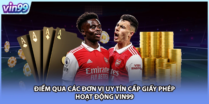 Điểm qua các đơn vị uy tín cấp giấy phép hoạt động VIN99